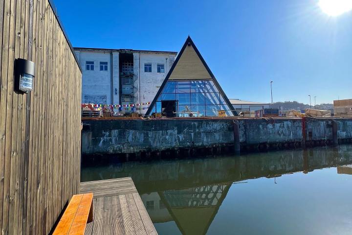 a bridge over a body of water