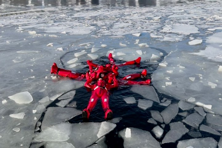 floating activity in Trondheim